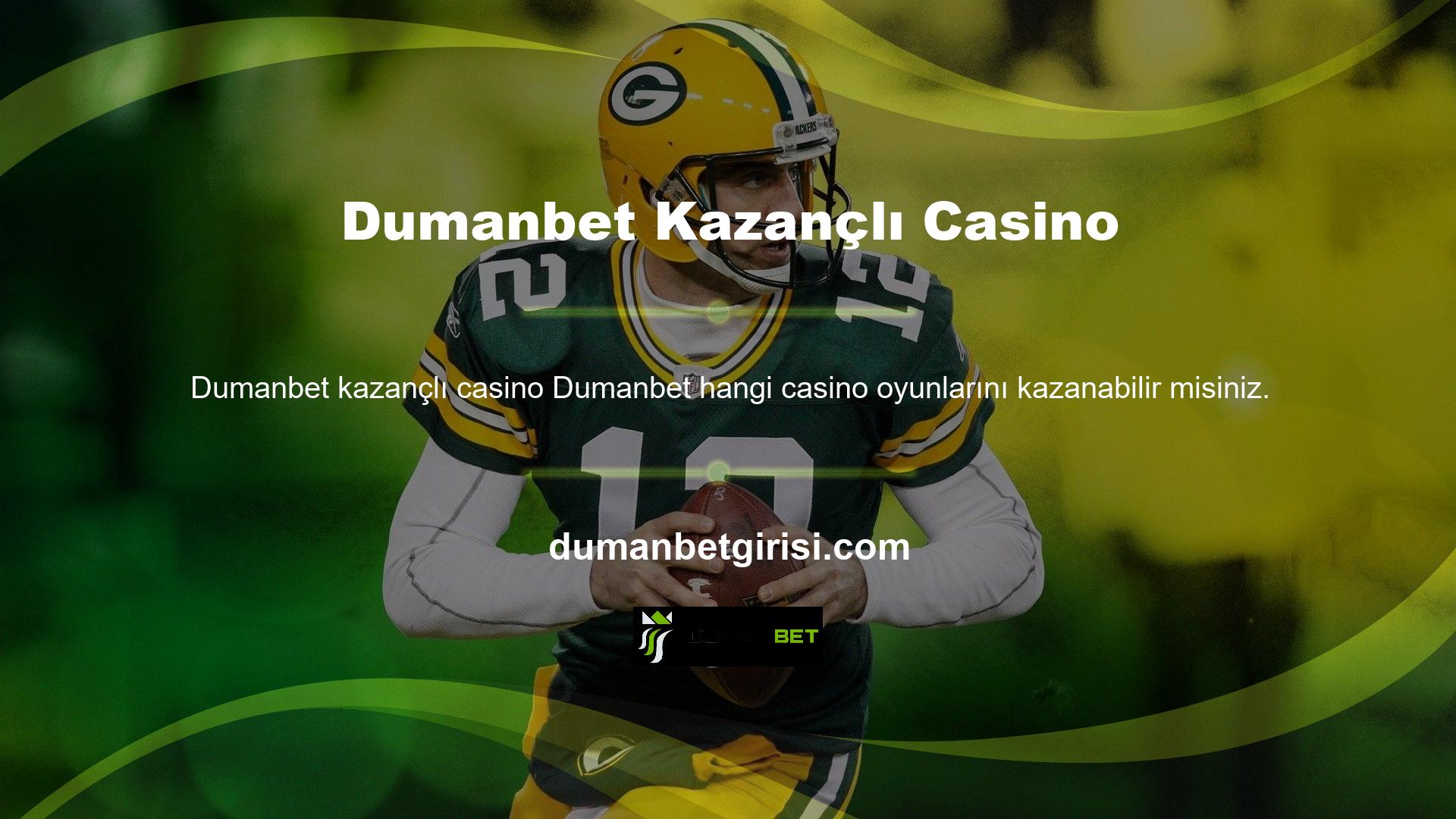 Casino çok popüler ve insanların zevk aldığı bir şans oyunu