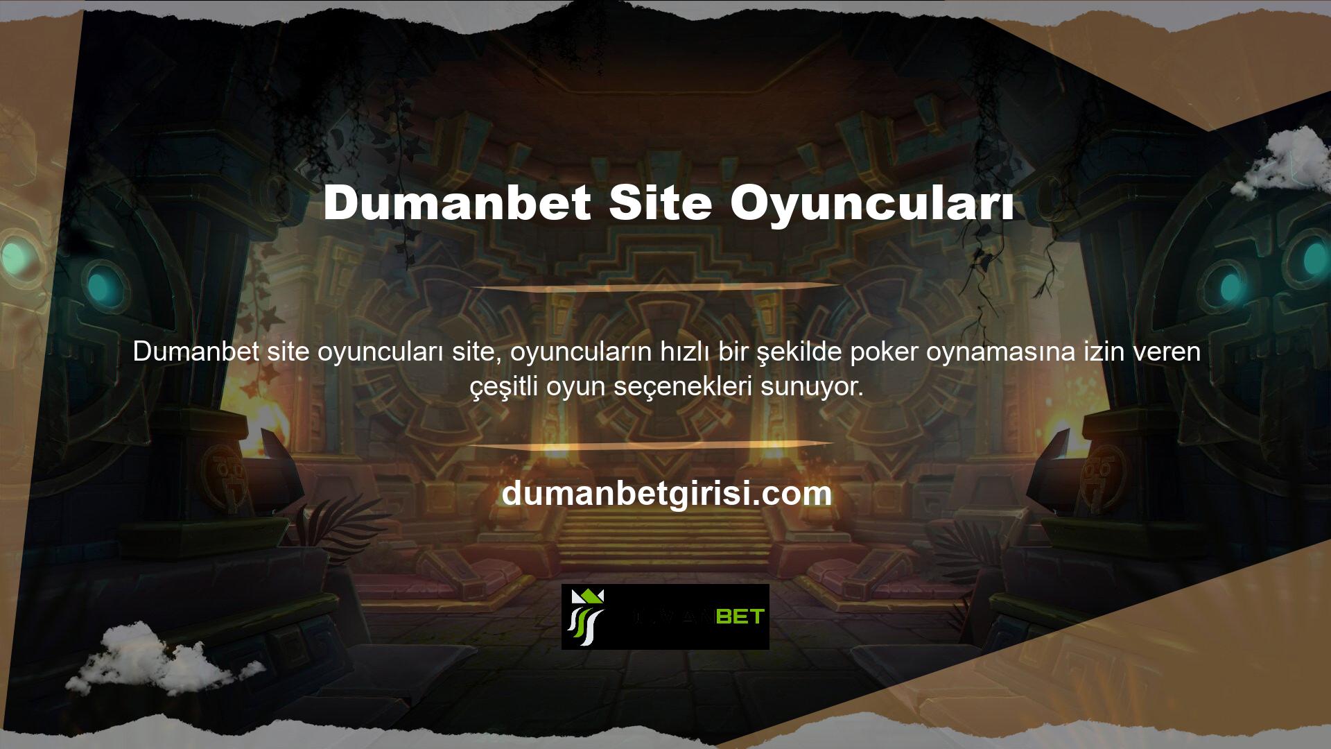Dumanbet casino oyunlarında iyi oynayabilirsiniz